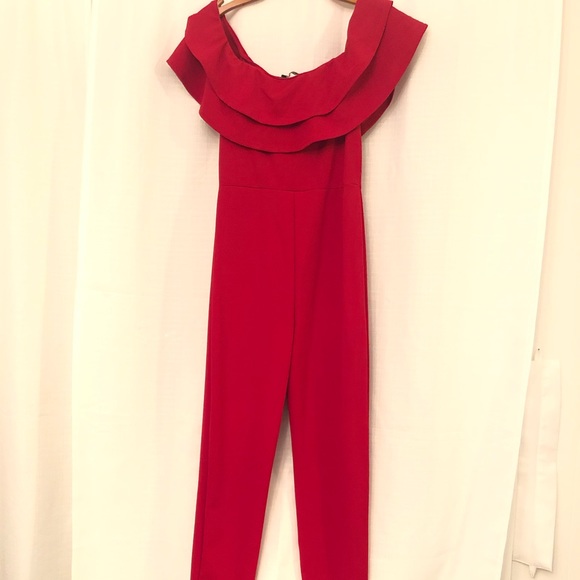 Red Jumpsuit - Picture 2 of 6